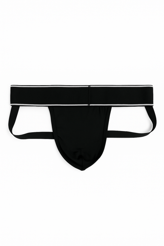 Black Jockstrap on a white background