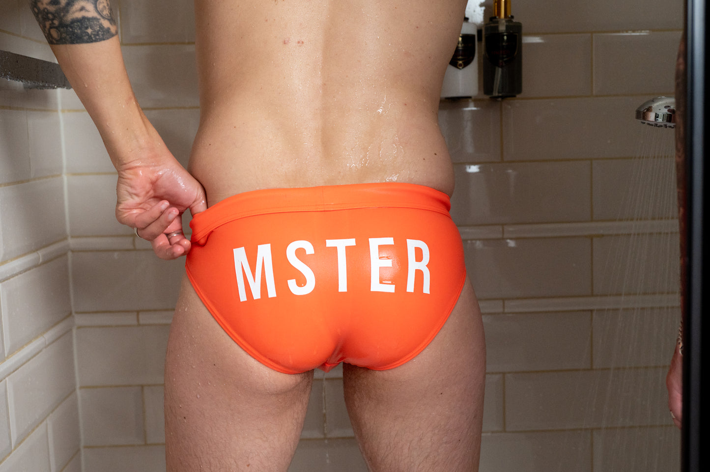 PRE-ORDER Men's Swim Briefs Bright Orange