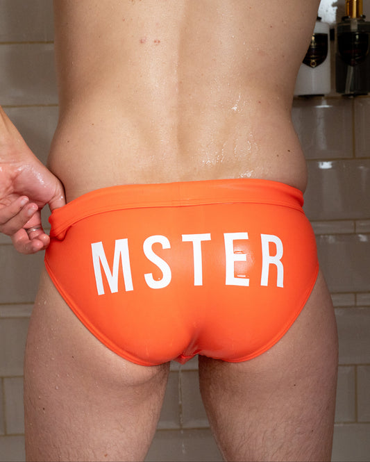 PRE-ORDER Men's Swim Briefs Bright Orange