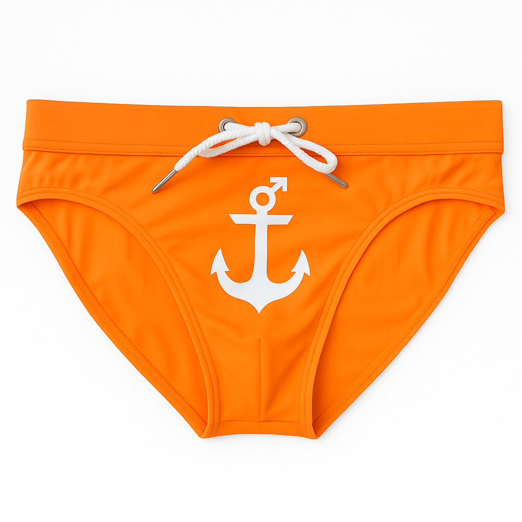 PRE-ORDER Men's Swim Briefs Bright Orange