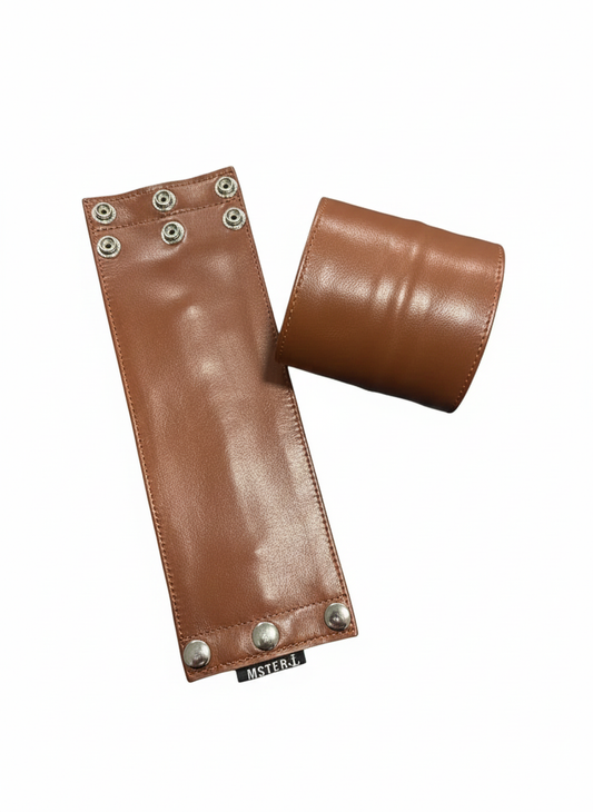 Tan Leather Wristband